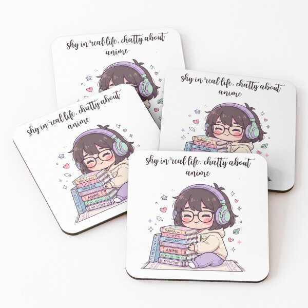 Item preview, chatty about anime designed and sold by EachPage Designs.