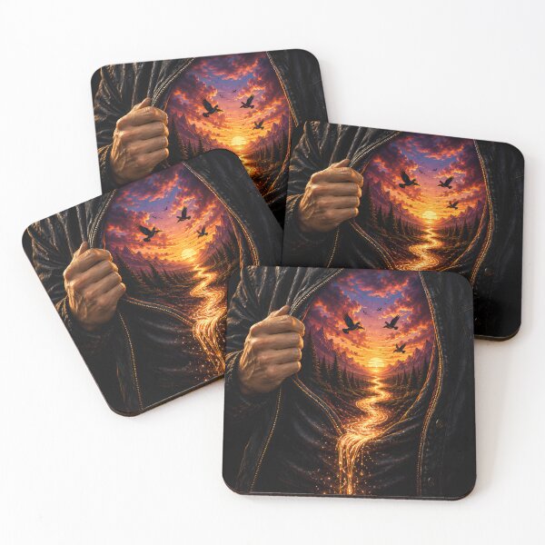 Item preview, Cosmic Sunset Tree Nature Landscape Digital designed and sold by WonderDokkan.