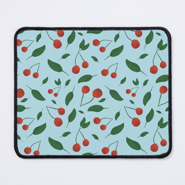Item preview, Pretty cherries on a blue background designed and sold by BelirisCréations.