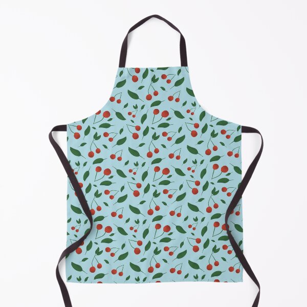 Item preview, Pretty cherries on a blue background designed and sold by BelirisCréations.