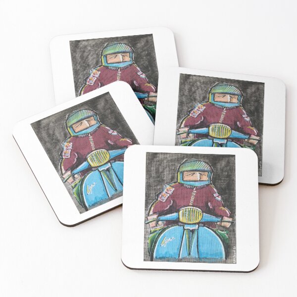 Item preview, Classic Scooter | Vintage Scooter Riders | Scooterist, Retro Mod Inspired Art designed and sold by GWARTGB.