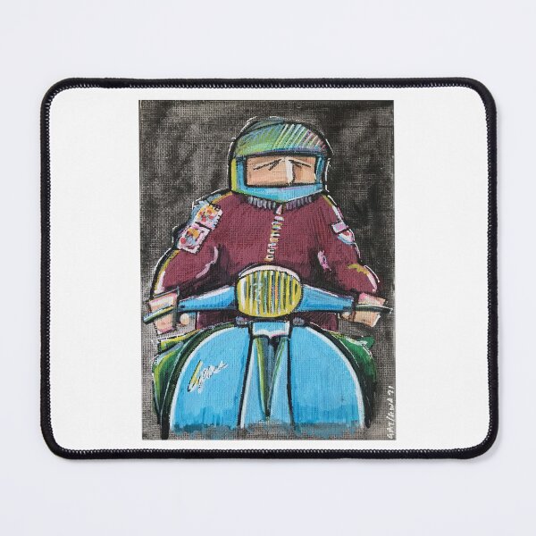 Item preview, Classic Scooter | Vintage Scooter Riders | Scooterist, Retro Mod Inspired Art designed and sold by GWARTGB.
