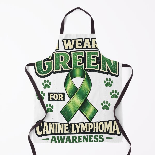 Item preview, Canine Lymphoma Awareness Ribbon | Dog Cancer Awareness Graphic designed and sold by otaku.edwardj.