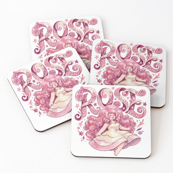 Item preview, Rose Quartz ROSE - Soft Pastel Watercolor designed and sold by 0Zetgest.