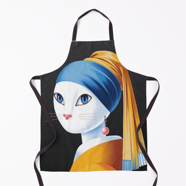 Item preview, Cat With The Purr-l Earring designed and sold by Pop-And-Pixels.