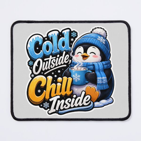 Item preview, Cold Outside, Cozy Penguin Vibes designed and sold by PixoNest.