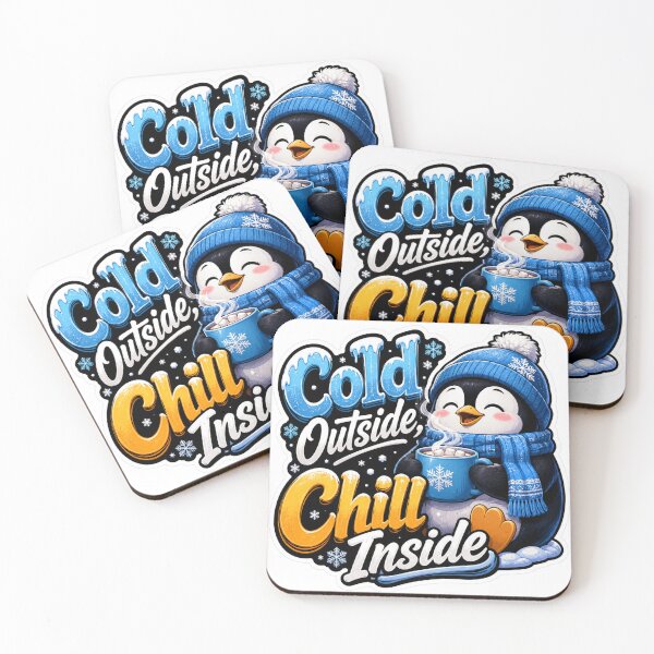 Item preview, Cold Outside, Cozy Penguin Vibes designed and sold by PixoNest.