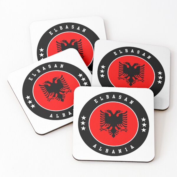 Item preview, Elbasan Albania Coat of Arms - Albanian City Emblem designed and sold by jeshands.