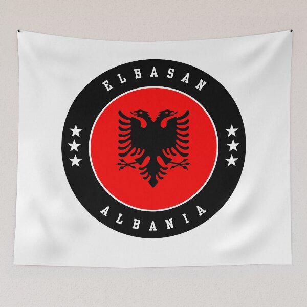 Item preview, Elbasan Albania Coat of Arms - Albanian City Emblem designed and sold by jeshands.