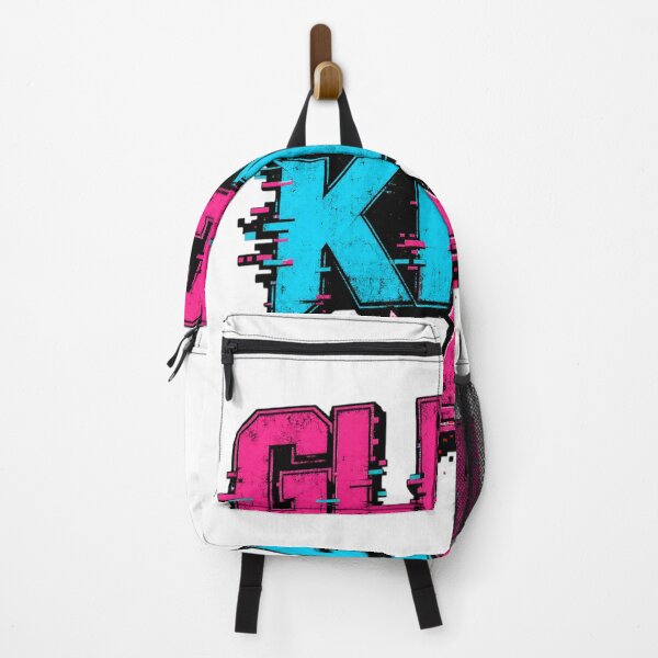 Item preview, Glitch King - Cyberpunk Neon Crown Typography designed and sold by Wear-X.