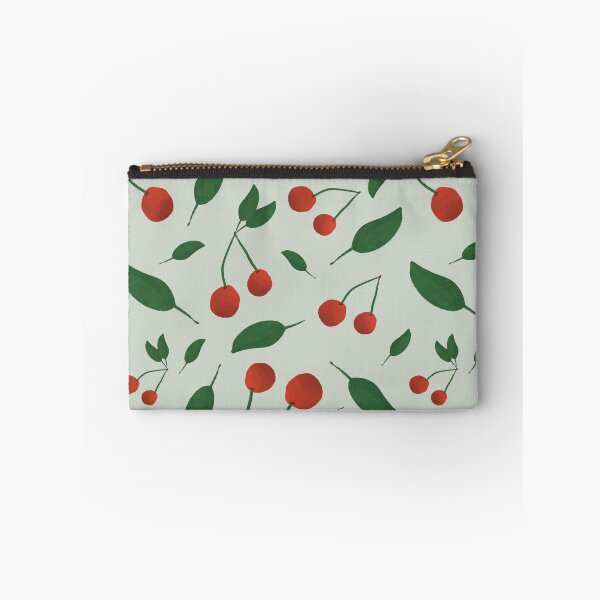 Item preview, Pretty cherries on a green background designed and sold by BelirisCréations.