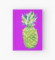 Watercolor Pineapple For All Seasons Hardcover Journal