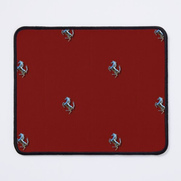 Item preview, Minimalist Chrome Prancing Horse | Luxury Sports Car Inspired | Red Aesthetic Poster designed and sold by PrimeRacer.