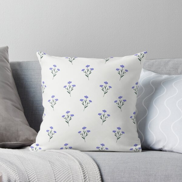 Item preview, Purple Wildflower Sprig Botanical Pattern designed and sold by Zaya_art.