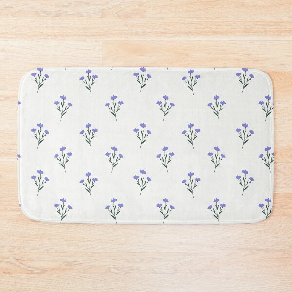 Item preview, Purple Wildflower Sprig Botanical Pattern designed and sold by Zaya_art.
