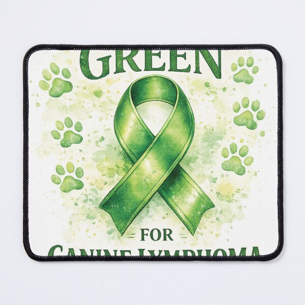 Item preview, I Wear Green for Canine Lymphoma Awareness | Dog Cancer Support designed and sold by otaku.edwardj.