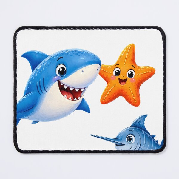 Item preview, Cute Sea Animals Watercolor | Ocean Friends designed and sold by VelnoraDigital.