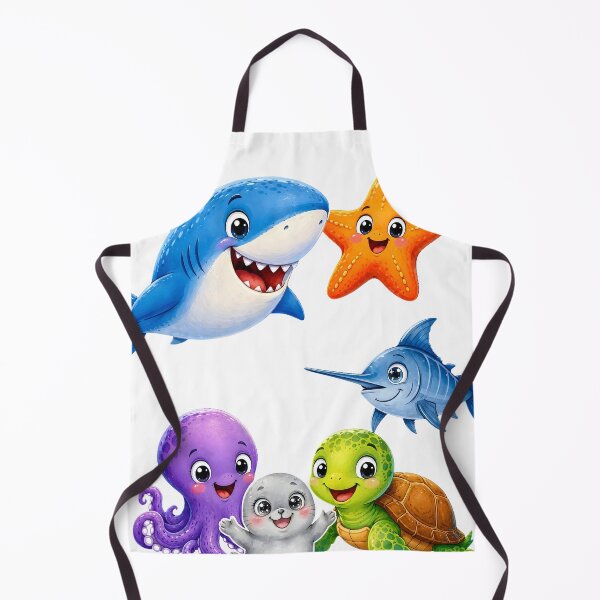 Item preview, Cute Sea Animals Watercolor | Ocean Friends designed and sold by VelnoraDigital.