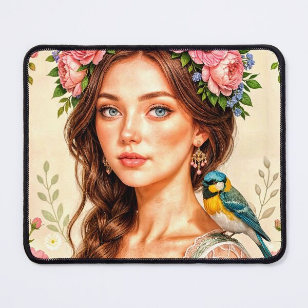Item preview, Floral Crown With Lush Blooms designed and sold by The Empire Of Digital Art..