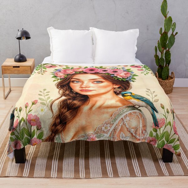 Item preview, Floral Crown With Lush Blooms designed and sold by The Empire Of Digital Art..