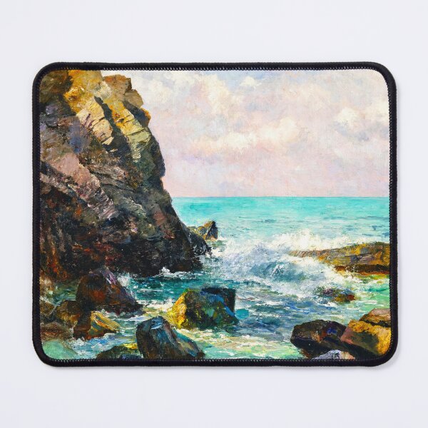 Item preview, Breaking Waves in Istria by Marie Egne (1890) designed and sold by Vernissage-dart.