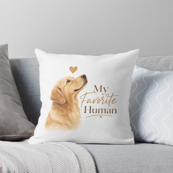 Item preview, My Favorite Human Golden Retriever Dog Dad Kawaii T-Shirt designed and sold by Ashley critters.