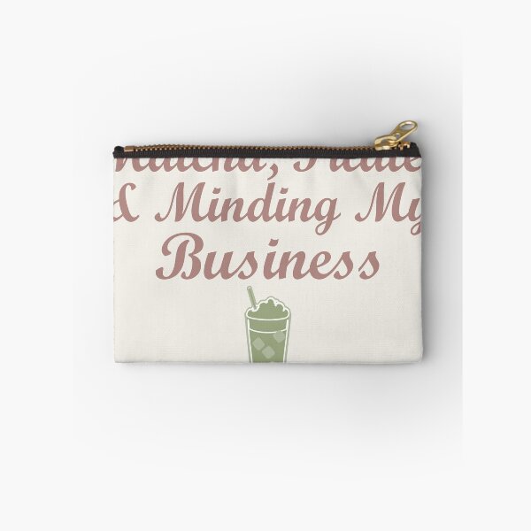 Item preview, Matcha Pilates and Minding My Business Funny Wellness Quote designed and sold by Joshbrowny.