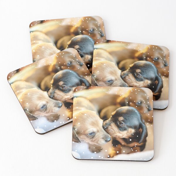 Item preview, Puppy puppies and snowflakes designed and sold by Dany and Dom.