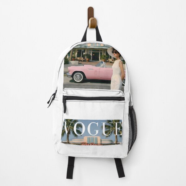 Item preview, Vogue Miami Magazine Cover Poster, 60s Minimalist Pink Car Wall Decor designed and sold by ItalianPopArtStore.