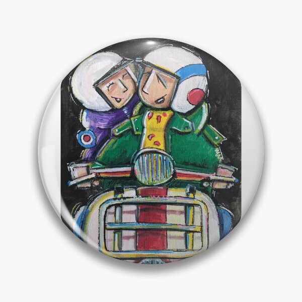 Item preview,  Classic Scooter | Vintage Scooter Riders | Scooterist, Retro Mod Inspired Art designed and sold by GWARTGB.