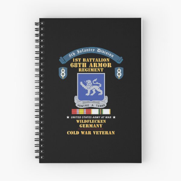 Item preview, 8th Infantry Division Scroll - 1st Bn 68th Armor Regiment - Wildflecken Germany - Cold War Vet w COLD SVC designed and sold by Military Insignia Products.