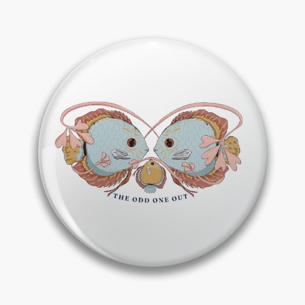 Item preview, The Odd One Out - Mirrored Fish Illustration designed and sold by Zymetryart.