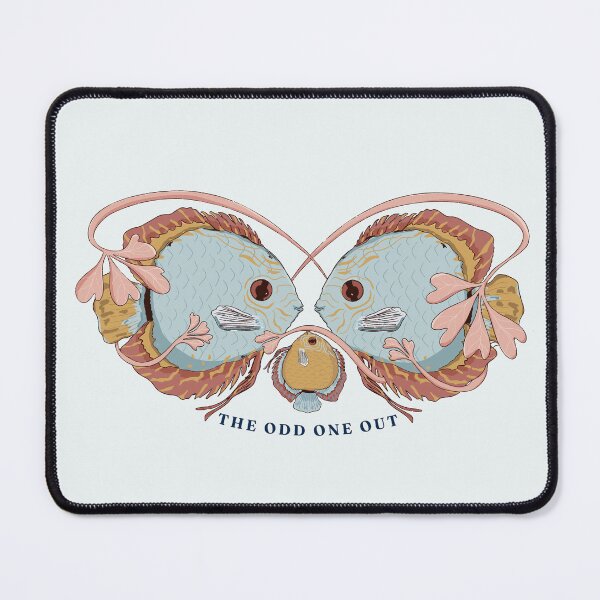 Item preview, The Odd One Out - Mirrored Fish Illustration designed and sold by Zymetryart.