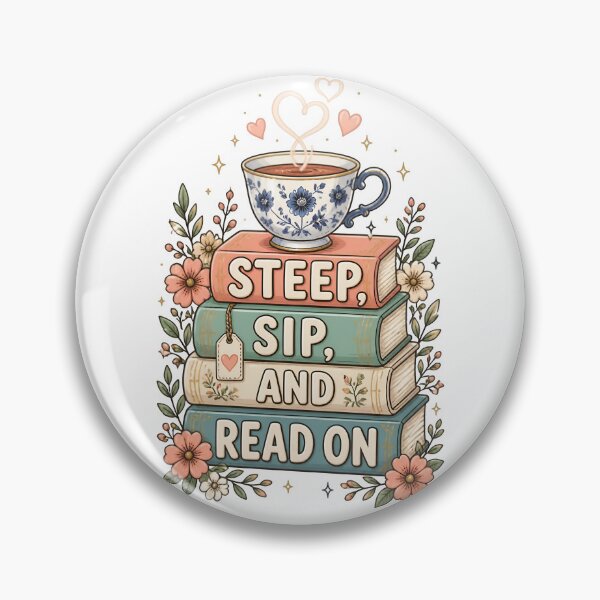 Item preview, Steep Sip And Read On designed and sold by Sovereign Supply Co..