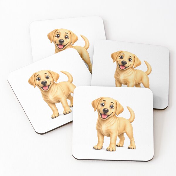 Item preview, Cute Yellow Lab Puppy designed and sold by BackgroundND.