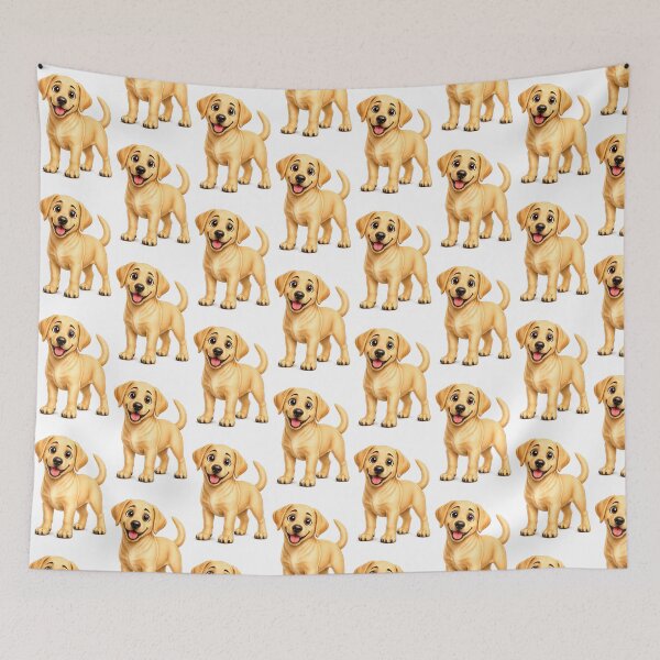 Item preview, Cute Yellow Lab Puppy designed and sold by BackgroundND.