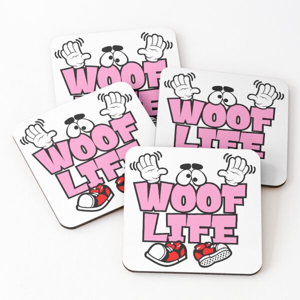 Item preview, WOOF LIFE - PETS Cartoon Character Bold Retro designed and sold by NFTWords.