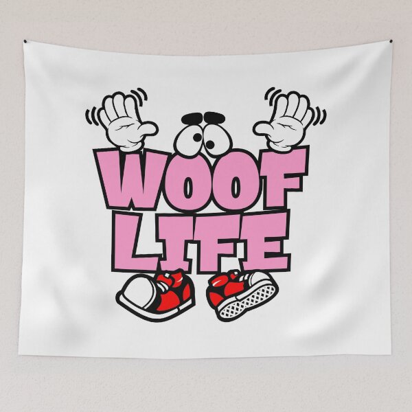 Item preview, WOOF LIFE - PETS Cartoon Character Bold Retro designed and sold by NFTWords.