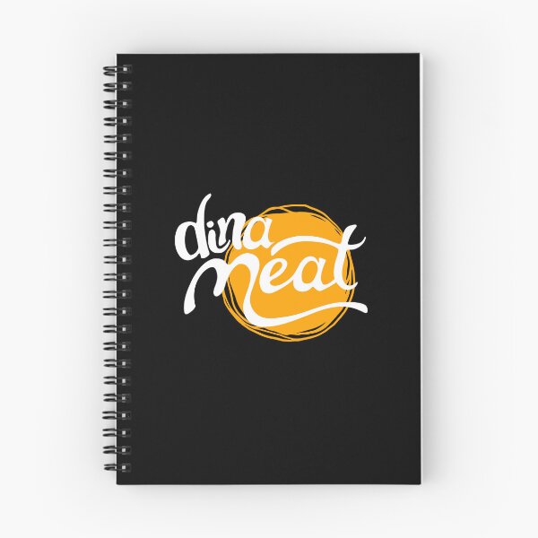 Item preview, Dina Meat Fresh Burger Orange Brush Script Design designed and sold by zenbgt.