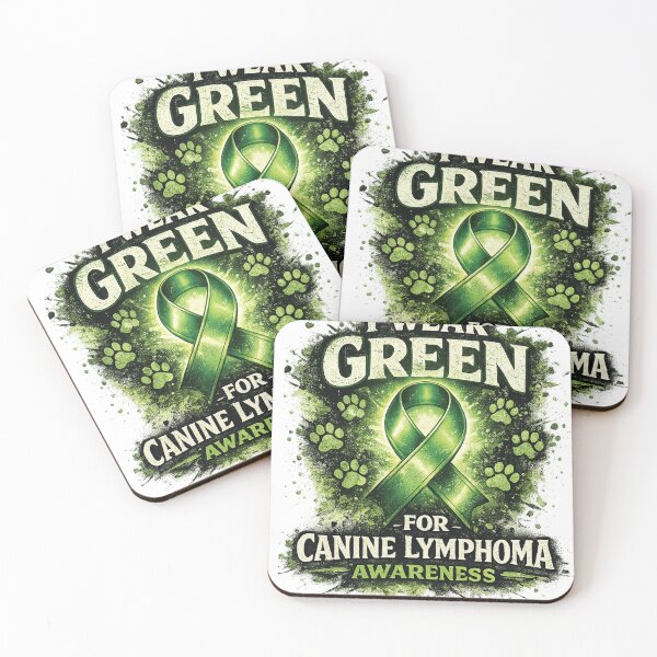 Item preview, I Wear Green for Canine Cancer Awareness designed and sold by otaku.edwardj.