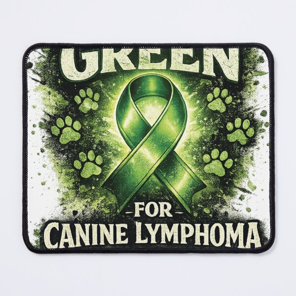 Item preview, I Wear Green for Canine Cancer Awareness designed and sold by otaku.edwardj.