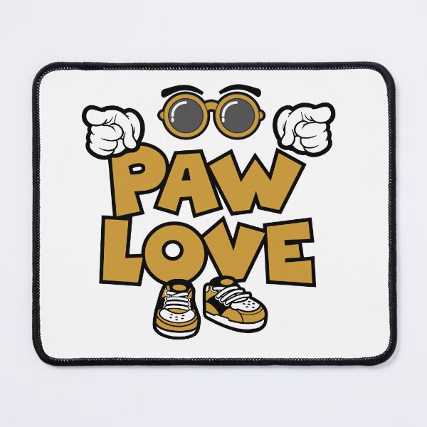 Item preview, PAW LOVE - PETS Typography Character Bold Funny designed and sold by NFTWords.