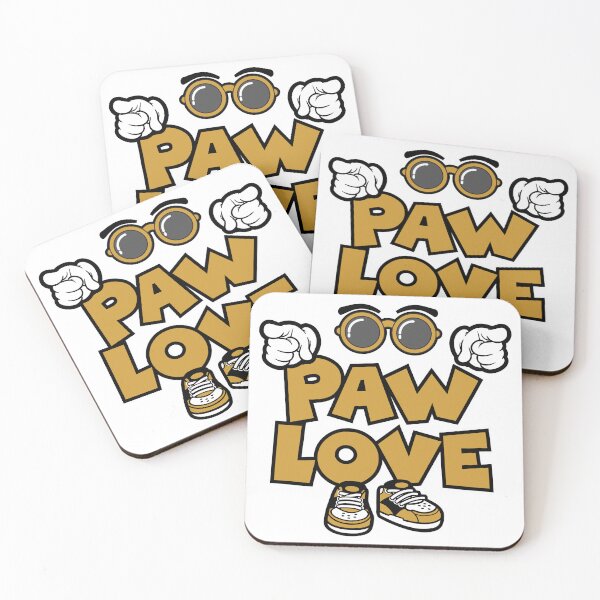 Item preview, PAW LOVE - PETS Typography Character Bold Funny designed and sold by NFTWords.