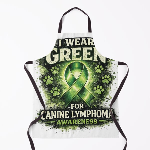 Item preview, I Wear Green for Canine Cancer Awareness designed and sold by otaku.edwardj.