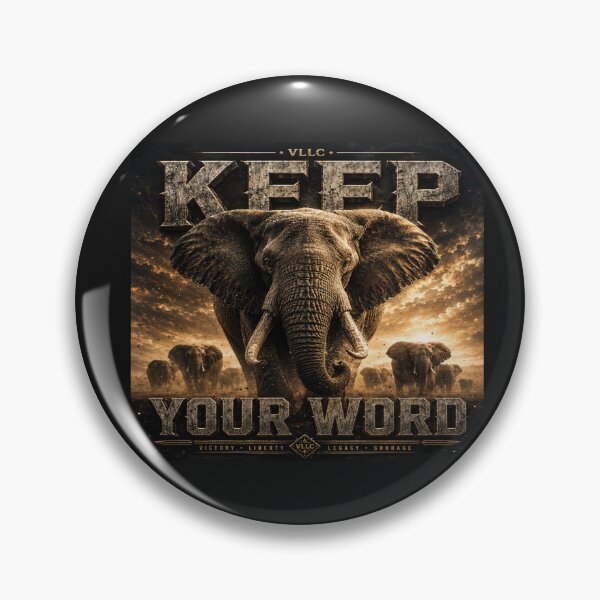 Item preview, Alpha Elephant VLLC - Keep Your Word? Office Motivation designed and sold by VICTORY LIBERTY .