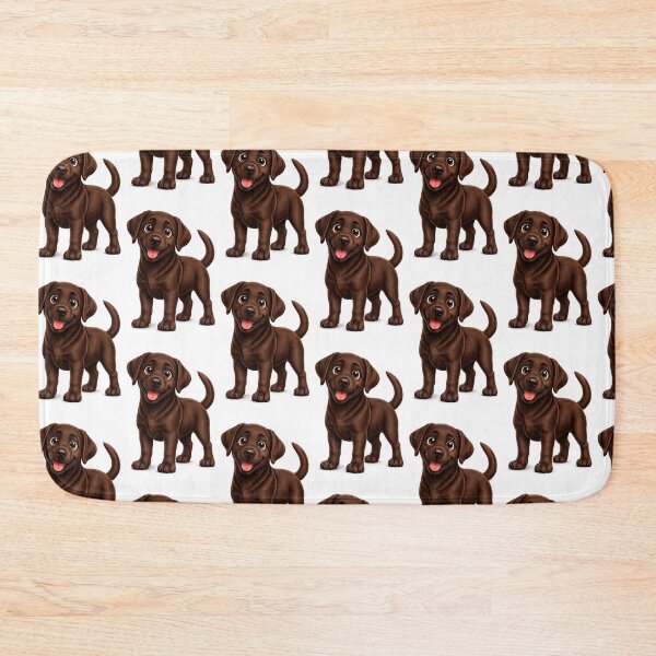 Item preview, Cute Chocolate Lab Puppy designed and sold by BackgroundND.