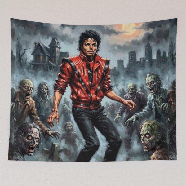 Item preview, Thriller Music Video Horror Fine Art Tribute designed and sold by Art's Diner.