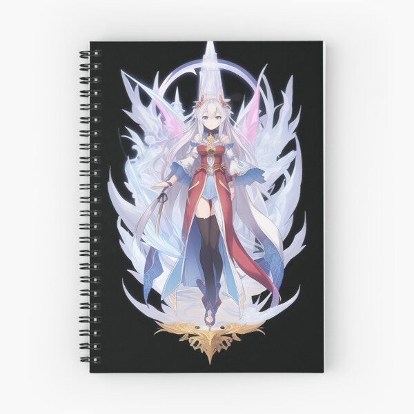 Item preview, Art - Stylized Manga Heroine, Fantastic Illustration with Angel Wings designed and sold by AnimeShin.