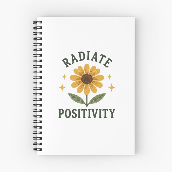 Item preview, Radiate Positivity Sunflower Design designed and sold by GiggleInkTees.