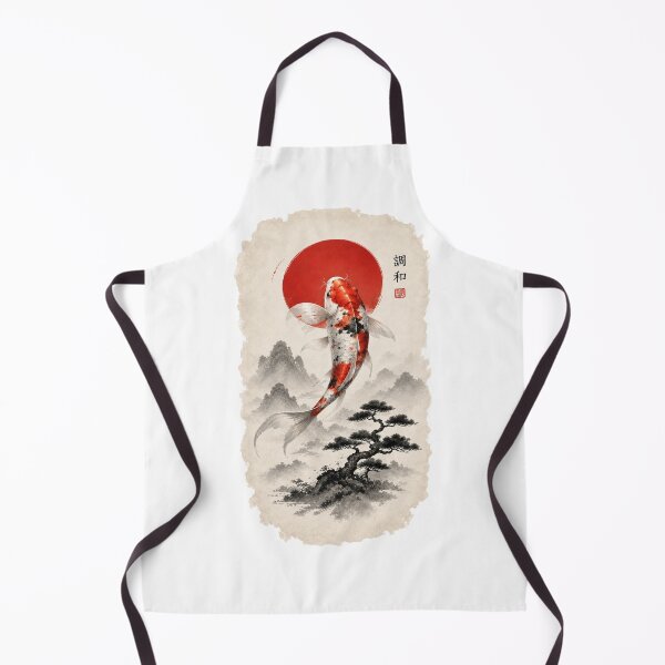Item preview, Koi in Japanese style harmony designed and sold by Radixbarny.